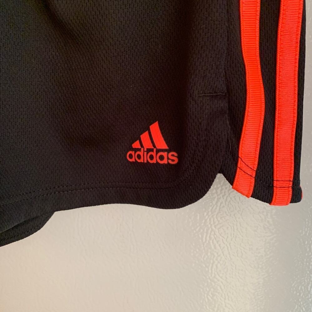 ADIDAS Girl's Three Stripe Black/Pink Shorts - Size: Small 7/8 - Picture 4 of 5